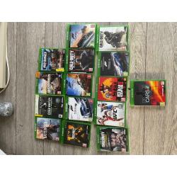 Xbox one 500g with 15 games