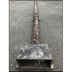 Cast iron down pipe