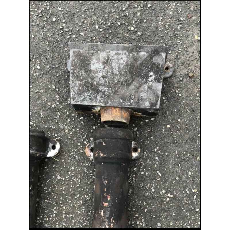 Cast iron down pipe