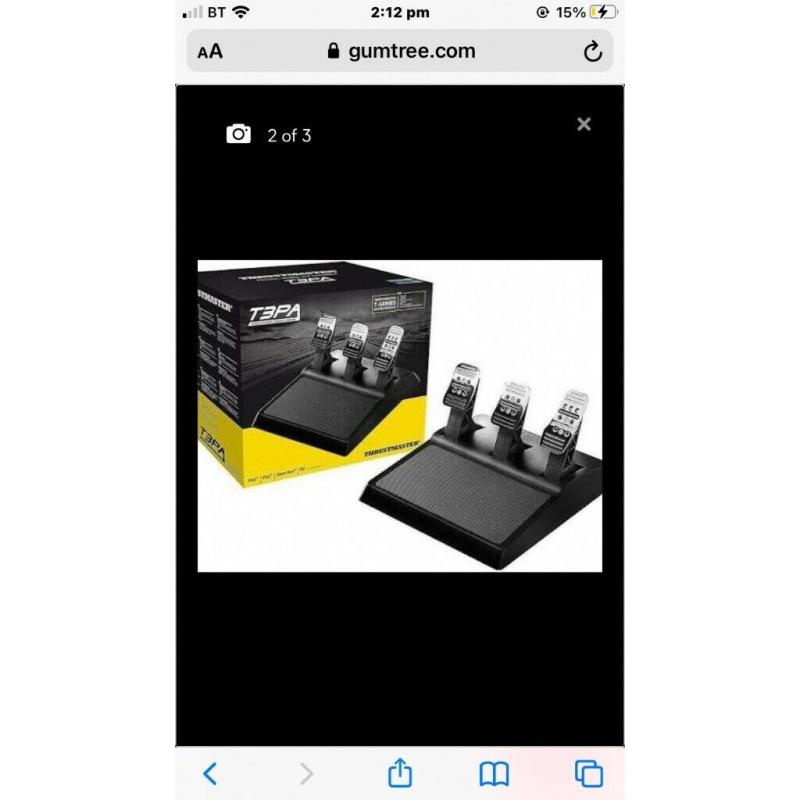 THRUSTMASTER T150 PRO steering wheel and pedals