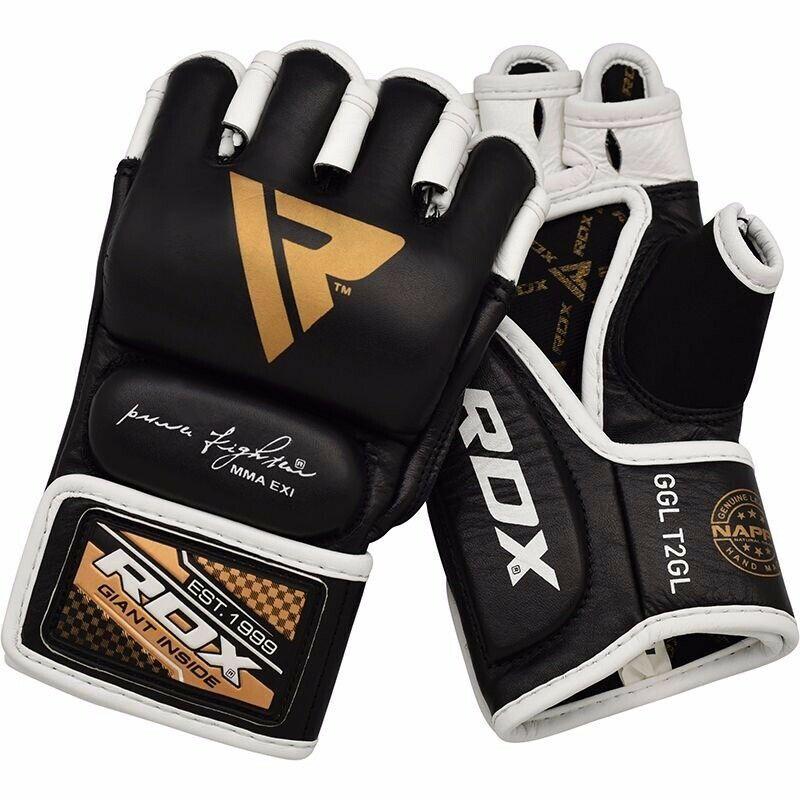 RDX T2 Leather MMA Gloves
