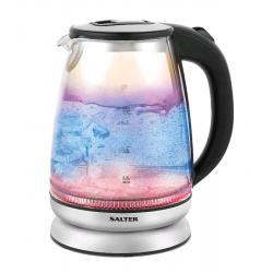 Salters iridescent dual LED illumination glass kettle