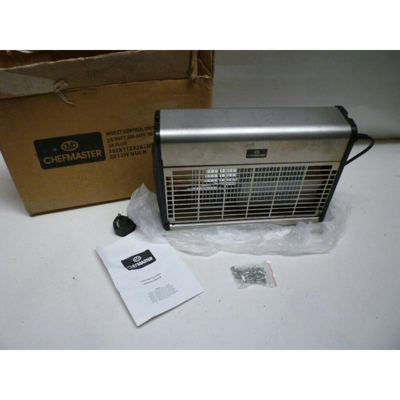 Chefmaster Insect Control Unit Eco Aluminium commercial kitchens take away shop chppy pizza cooking