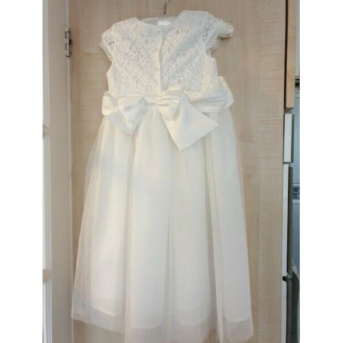 NEW Ivory Flower Girl Dress and Bag - Aged 6