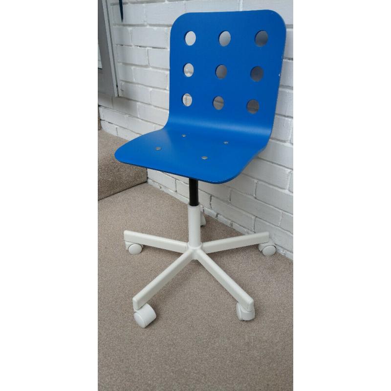 IKEA Jules children's desk chair in blue