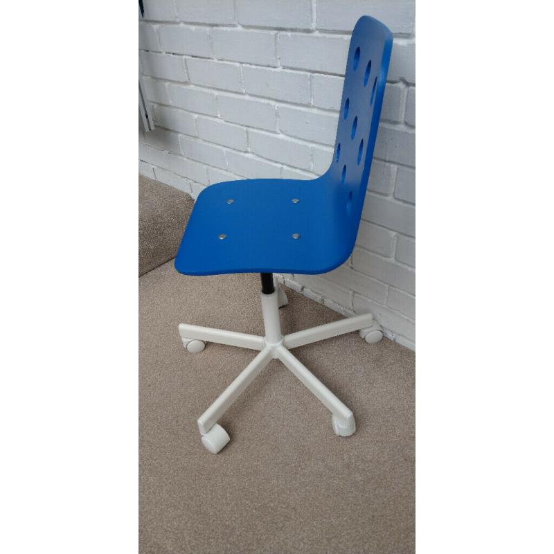 IKEA Jules children's desk chair in blue