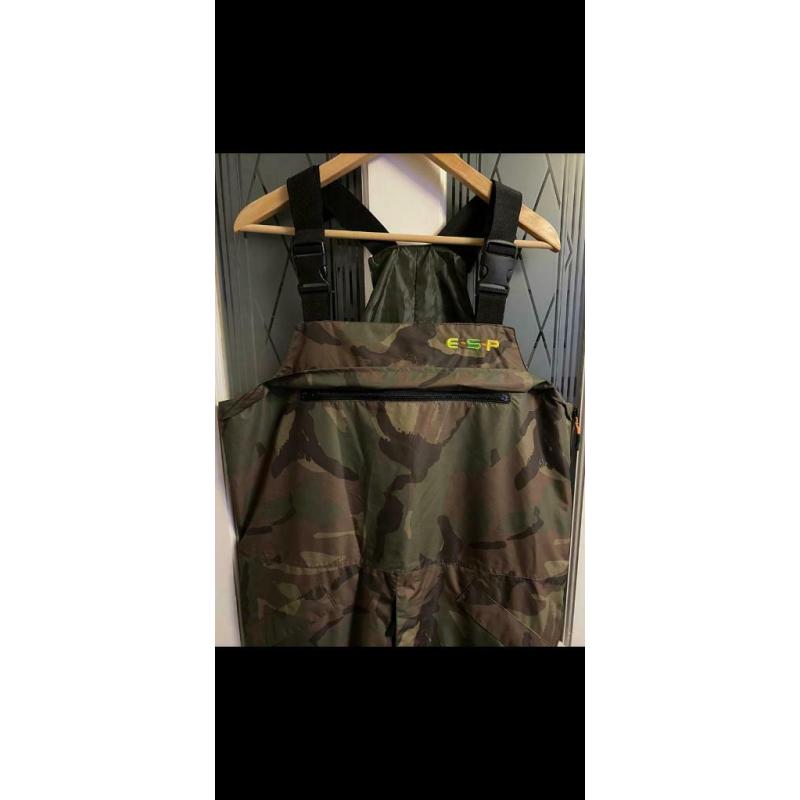 ESP Stash Camo Salopettes - Fishing
