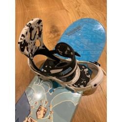 Kids Youth Burton Chopper 126cm Snowboard, Burton Bindings, Stomp pad, freshly waxed
