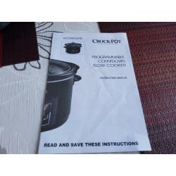 Crock.Pot programmable Slow Cooker