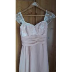 3 x blush bridesmaid dresses