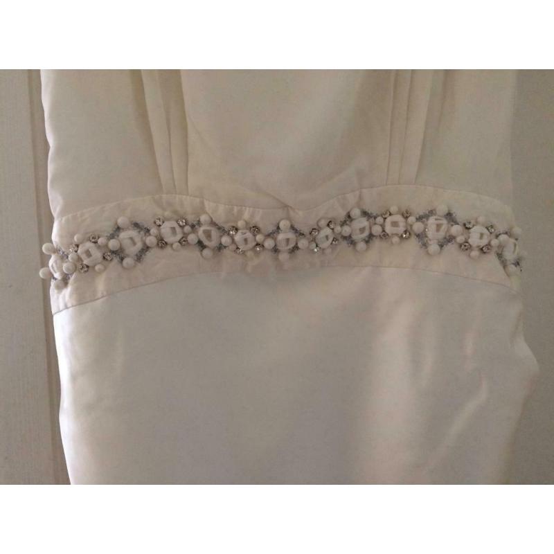 Damsel in a dress size 12 ivory wedding dress