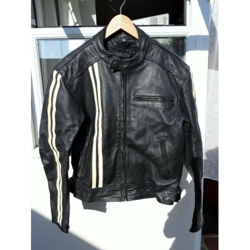 VINTAGE WEISE LEATHER BIKE JACKET M