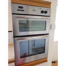 Double oven and gas hob