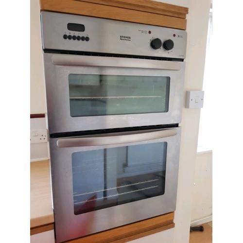 Double oven and gas hob