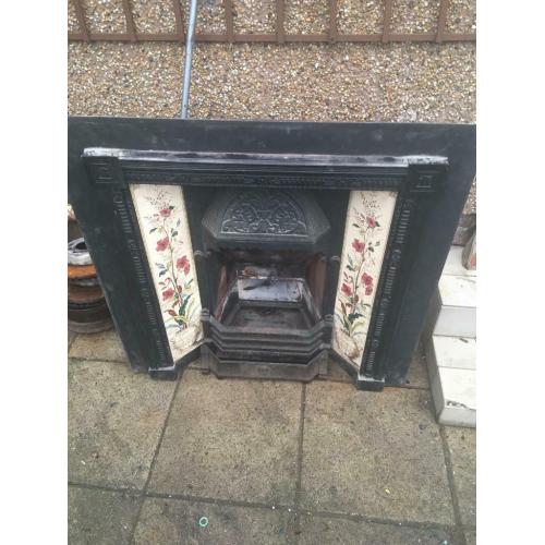Cast iron fire