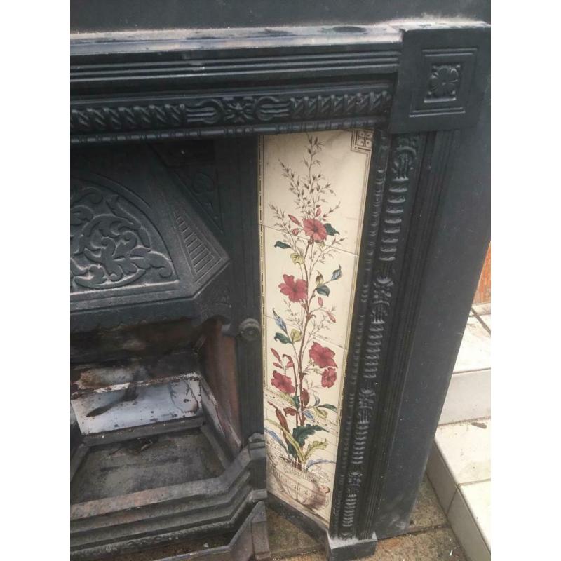 Cast iron fire