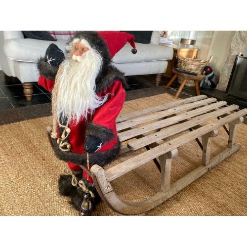 Vintage Davos wooden sledge