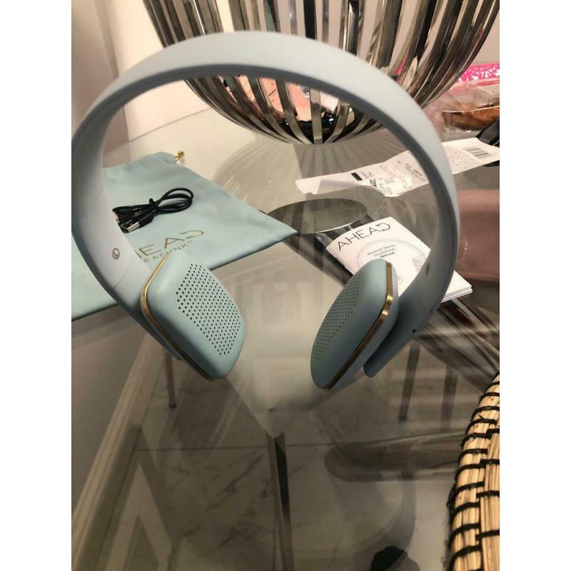 Ahead kreafunk turquoise wireless headphones