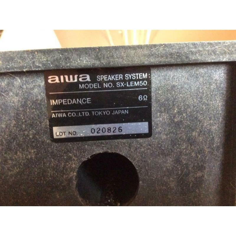 AIWA speakers