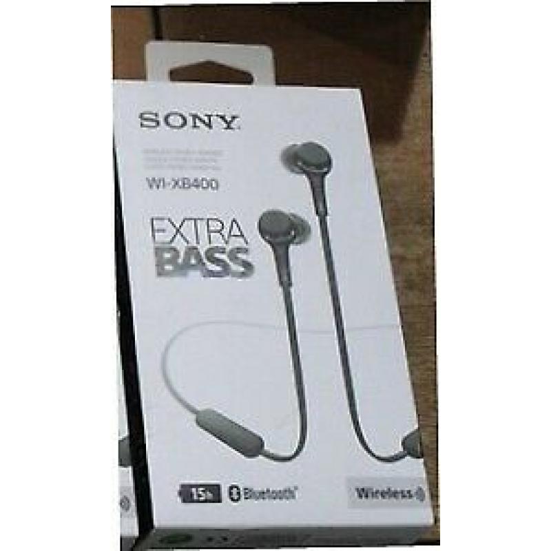 Sony WI-XB400 Extra Bass Bluetooth Wireless In-Ear Headphones