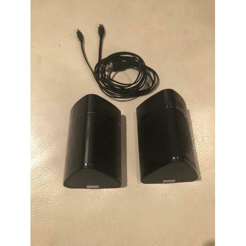 Portable Wireless Bluetooth Stereo Speakers - August MS515 - Two Unit Stereo Set