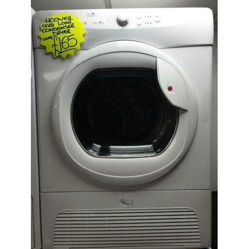 Hoover 9kg load white condenser tumble dryer