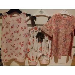Bundle of baby 9-12m outfits.
