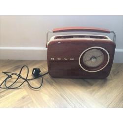 Bush TR82 Retro Style Radio Fm/Mw/Lw Band with Wood Effect - Excellent Condition