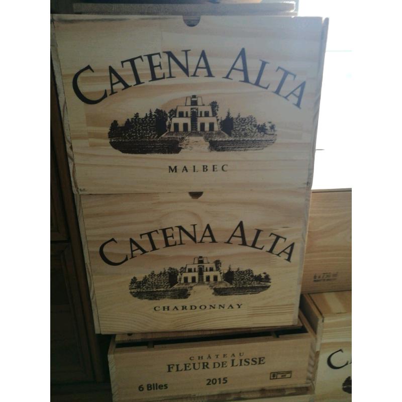 French Italian Spanish Wine Boxes