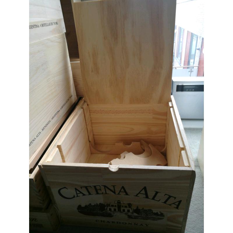 French Italian Spanish Wine Boxes