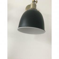 Wall reading light - black and bronze