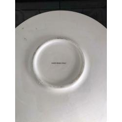 Large hand painted Indian spice inspired plates