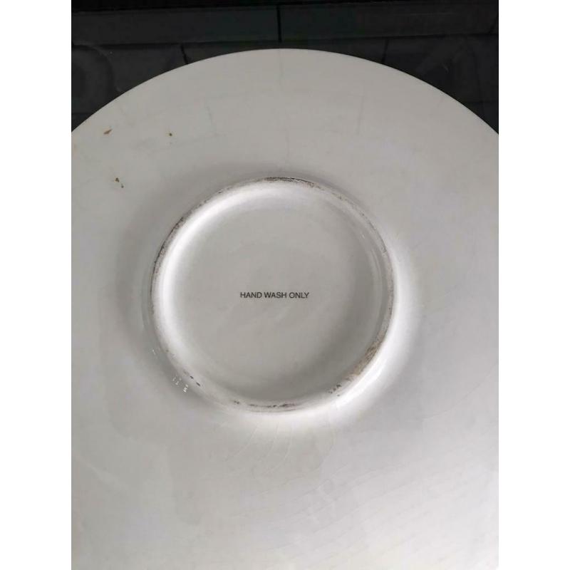 Large hand painted Indian spice inspired plates