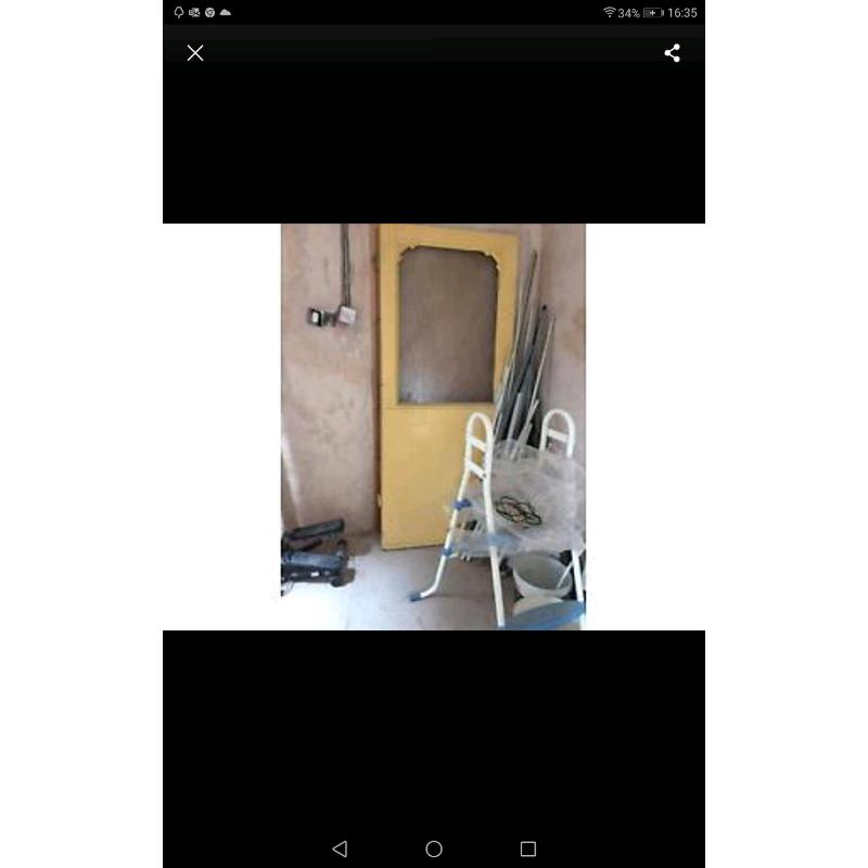 glass door