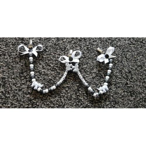 Dummy clips/keyrings/pram charms