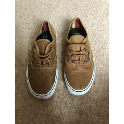 Tan Vans, size 5