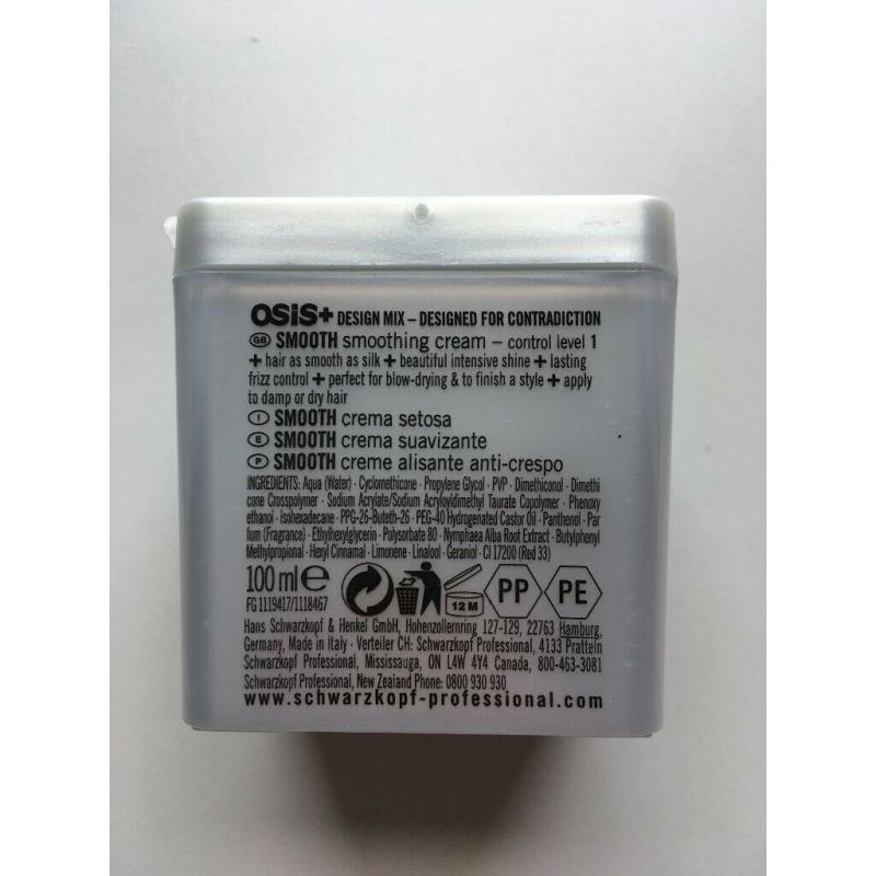 NEW Schwartzkopf OSiS+ Design Mix Smoothing Cream 100ml