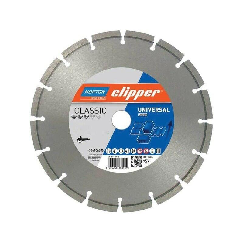 Pack of 5 or 10 x Norton Clipper 300mm Classic General Purpose Diamond Blades Pack of 5