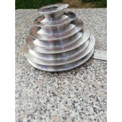 5 step motor v-belt pulley lathe, drill