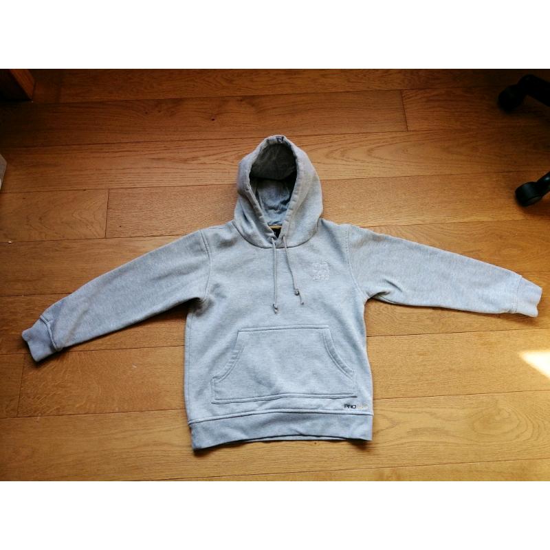 Boys Grey York City Football hoodie, Excellent Condition, Size MB