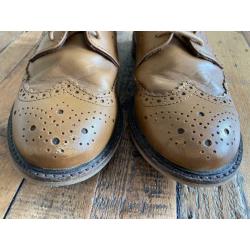 Boy?s ?Next? tan leather brogues / wedding shoes. Size 13