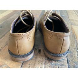 Boy?s ?Next? tan leather brogues / wedding shoes. Size 13