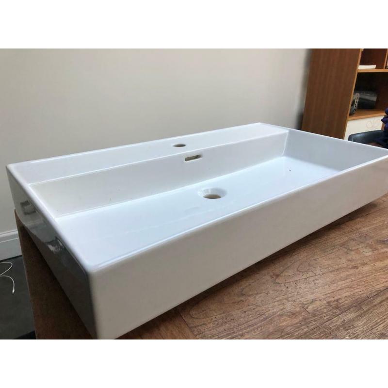 White Bathroom Basin