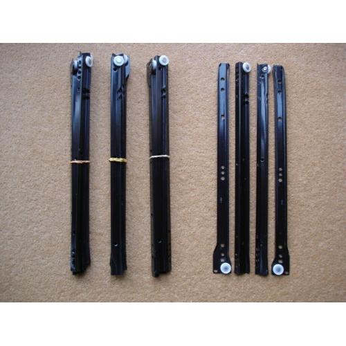 Metal drawer runners