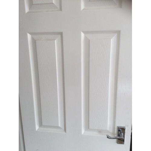 Internal doors white with handles 3 in total ?10 each