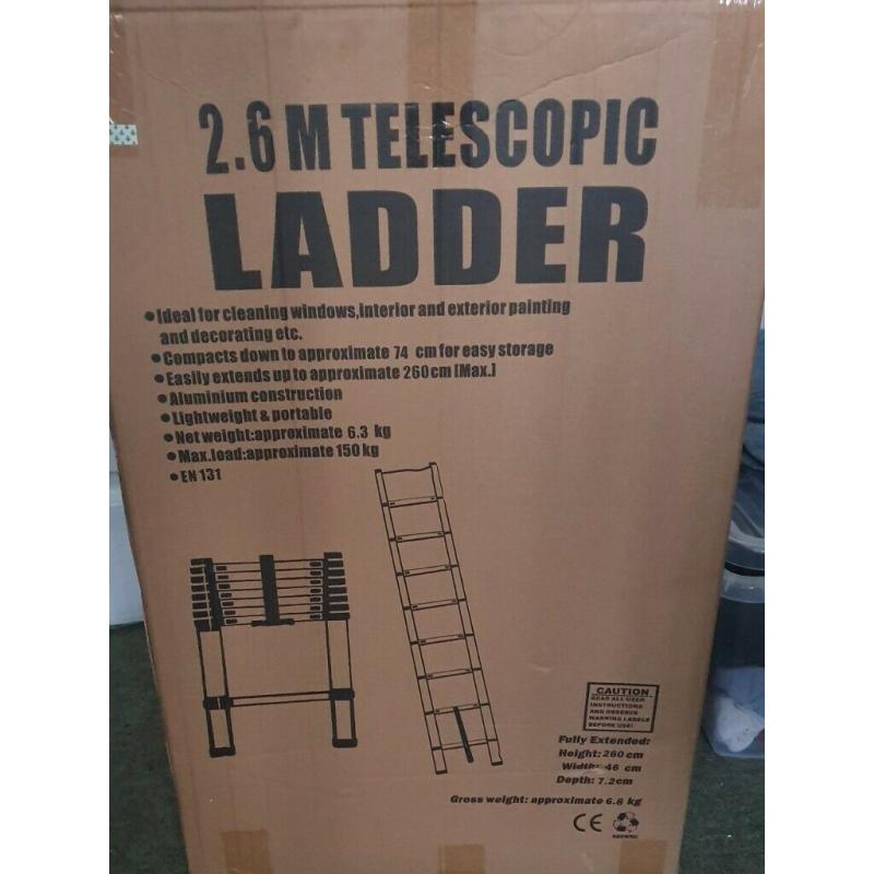 TELESCOPIC ALUMINIUM LADDER