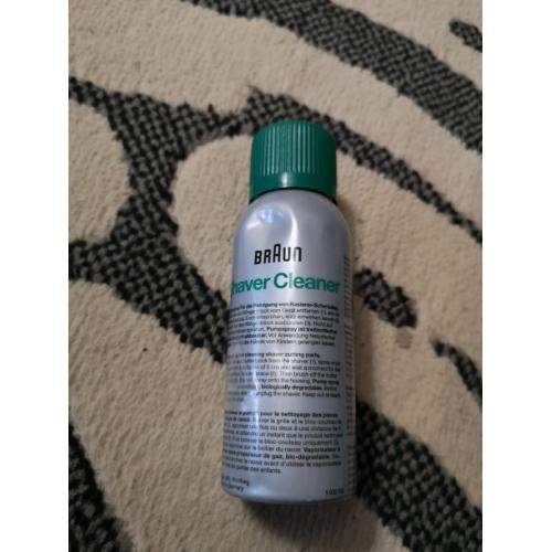 Braun shaver cleaner spray