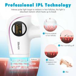 Permanent Ice Compress Painless 999,999 Flashes IPL Hair Removal Device
