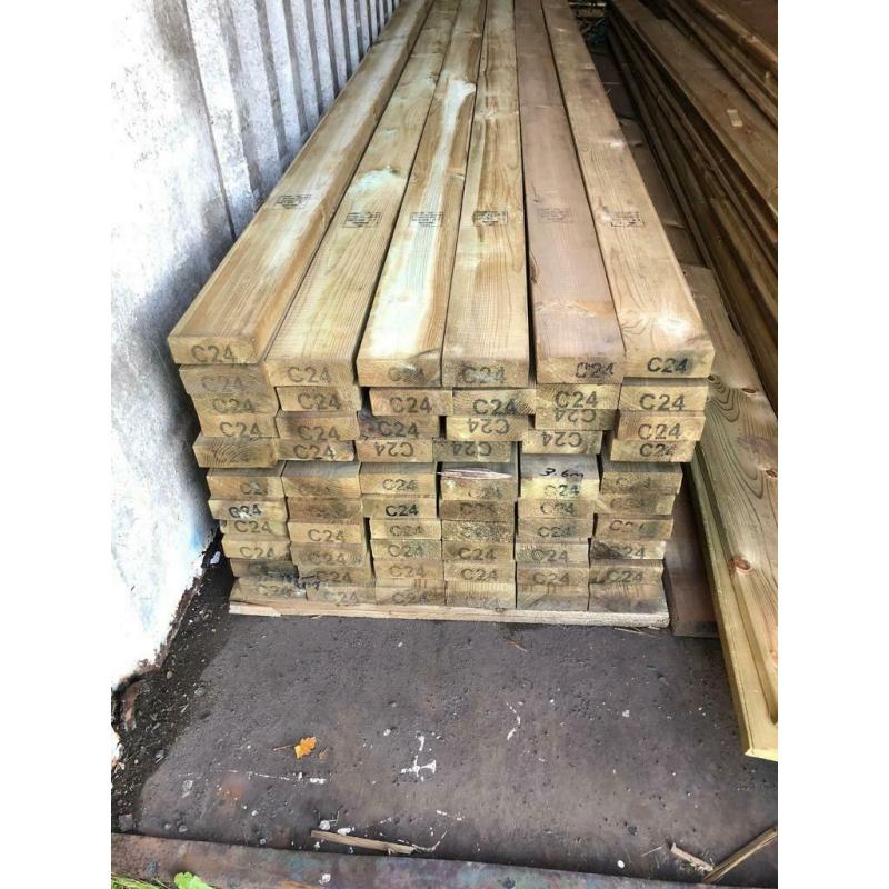 New timber joists 3.9 metres