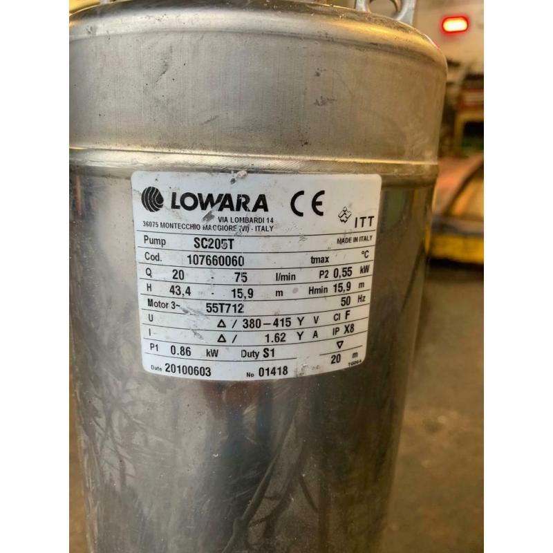 Lowara pump